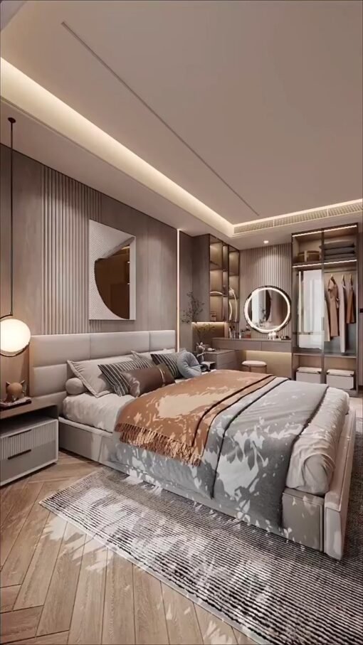 Modern Custom-Made Bedroom – Trendy & Elegant - Image 2