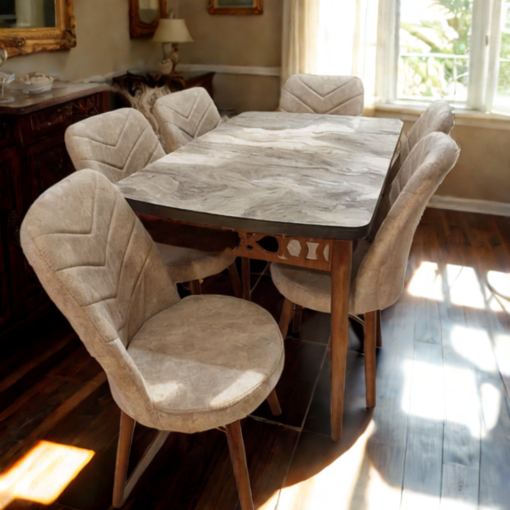Turkish Extendable Dining Table Set - Image 2